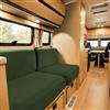 SYLC Carovana Copricuscino Per Divano, Jacquard Copricuscino Divano Per Roulotte Con 2 Cinghie, Fodere Per Cuscini Per RV Auto Panchina (Olivegreen,W 90-120 cm, D 90-120 cm)