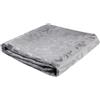 SaRani Tessuto Raso Damascato Ghirigori Floreale Rasatello Lucido per Tappezzeria e Tendaggi Altezza 280cm (Grigio Chiaro, 2,60 metri pretagliati)