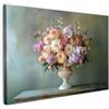 MuchoWow© Quadri Camera Da Letto Stampe Da Parete Quadro Su Tela Moderni | 120x80 cm - Decorazioni Murali Soggiorno Foto Quadretti Ingresso Casa Muro Orchidea - Bouquet - Vaso - Fiori