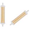 BBPM Lampadina R7S 118mm a LED, 20W LED R7S Lampadina Lineare J118 Equivalente 200W Lampada Alogena, Bianco Calda 3000K, Non Dimmerabile, 2 Pezzi,Warm White 3000k,20W 220V