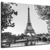 GP TONER Quadro su tela Torre Eiffel in bianco e nero 100X80