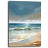 Printerland Quadro Moderno Camera da letto MARE ONDE SPIAGGIA Quadri moderni soggiorno da Parete XXL grande Stampa su tela Canvas Decorazione Murale muro Arredo Salone (11, 50x70 cm, Canvas intelaiato)