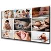 GP TONER Tela personalizzata Collage fotografico Tela personalizzata con la tua foto orizzontale Tela stampata su telaio Tele decorative formato 30x20 cm