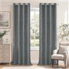 Ystyle Tende Oscuranti per Interni 2 Pezzi, 140x280 CM, Grigio | Tende con Anelli Velluto Moderne, Tenda Termica Isolante Freddo e Caldo, Curtains Ideali per Camera da Letto e Soggiorno