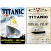 DiiliHiiri 2x1 Poster di DiiliHiiri Poster Antico Titanic —30x20cm — Targa decorativa | Segnale Vintage Casa Casa Ristorante Pub Cafeteria | Targa striscione (2635-230-234)