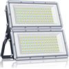 YIQIBRO Faretto LED da Esterno 200W 20000LM 2 in 1 Faro LED Esterno,1 Pezzi | IP67 Impermeabile Lampade LED con Trasformatore, 6500K Bianco Freddo Luce di Sicurezza Per Giardino Garage Fabbrica Stadio