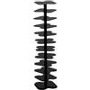 SYALEO Torre per scaffali Girevole Invisibile Display a 360° Libreria Girevole con Colonna vertebrale in Metallo Scaffale per Libri a Spirale Moderno da Terra per Piccoli spazi
