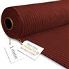 DreamRoots Tessuto Velluto a Coste al Metro, Fired Brick, 1 m | Stoffa velluto per tappezzeria, scampoli velluto al metro, 380 g/m², 140 cm, divani, cuscini, arredo