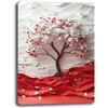 Printerland Quadro Moderno Camera da letto ALBERO della VITA Astratto Quadri moderni soggiorno da Parete XXL grande Stampa su tela Canvas Decorazione Murale muro Arredo Salone (15, 30x40 cm)