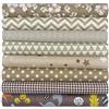 aufodara 8 Pezzi 50 x 50 cm Tessuti Tessuto Cotone Stoffa Patchwork Cucito Creativo Stoffe a Metro Materiali per Hobby Creativi DIY Fatto a Mano (Marrone)