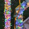 Lotti Catena di Luci 40,5 m, 2000 LED Multicolor, Uso Interno ed Esterno, LED, Pulsante, Waterproof
