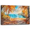 Printerland Quadro Moderno MARE Quadri moderni soggiorno da Parete XXL grande Stampa su tela Canvas Decorazione Murale muro Salone Arredo Camera da letto Cucina (14, 40x70 cm, Canvas intelaiato)