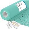 DreamRoots Tessuto Impermeabile al Metro Esterno, Lazur, 1 m | Stoffa impermeabile per esterno, tessuto idrorepellente, 160 cm, 220 g/m² 600D, cuscini, tende, tela cerata