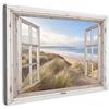 MuchoWow© Quadri Camera Da Letto Stampe Da Parete Quadro Su Tela Moderni | 90x60 cm - Decorazioni Murali Soggiorno Foto Quadretti Ingresso CasaTrasparente - Mare - Spiaggia - Dune