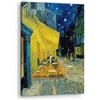 Artenor Quadro Van Gogh Vincent Terrazza di un caffè di notte (Place du Forum), 23 x 30 cm - Made in Italy, Quadri Moderni Soggiorno, Camera da Letto, Cucina, Poster da Parete, Decorazioni Casa