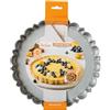 Decora 0075052 Stampo per Crostata con Fondo Mobile da Ø 25 X 3 H Cm, in Acciaio Antiaderente, Tonda, per sformare Dolci facilmente, Design Professionale Registrato, Brevettato