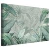 murando - Quadro Moderno Fonoassorbente per Soggiorno, Foglie, 120x80 cm | Chiodi Inclusi, 1 Pezzo, Schiuma Acustica, Protegge da Rumori, Resistenti Allo Sbiadimento, Produzione Europea
