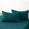 Ystyle Federe Cuscino Letto Impermeabili 50x80cm (Set di 2), Federe Copricuscini Letto Antigraffio, Federa da Cuscino Antiacaro, Chiusura a Busta, Ipoallergico Lavabili Resistenti, Verde Scuro