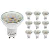 SEBSON Lampadina LED GU10 5W - Set da 10-380lm, Bianca Calda 3000K | Equivalente a 35W - Non Dimmerabile - Angolo di Diffusione 110° - Lampadina Spot LED 230V