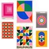 Nacnic Set di 6 poster Forme Geometriche Bauhaus Colori Vivaci illustrazioni di design per decorare le pareti di casa. Camere, negozi A3 e A4 Senza cornice