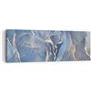 ARTTOR Moderno Quadro su Tela 90x30 cm Stampe da Parete Astratto - 5029 | Oro Colore Blu Quadro Decorativo Piccolo 1 pezzo Soggiorno Camera da Letto Arte da Parete Decorazione da Parete ARTTOR