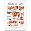 Maverton Quadro con foto, foto e scritte personalizzate, amiche, 50 x 70 cm | stampa personalizzata, tela con fotografie grande o piccola, pensiero originale donna per compleanno