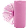 Penbinmall Rotolo di Tulle 30cm x 92M rosa- Decorazione per Matrimoni in tulle, Runner da Tavola 100 Yards, Tessuto per DIY Tutu Gonna, Tabella, Craft, Fiocco, Decorazioni per Feste