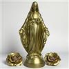 Comemori Pop Mary, statua moderna Vergine Maria, statuetta decorativa in resina, regalo unico da collezione (oro)