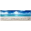 Lupia - Quadro moderno Canvas World SEA SUMMER 30x90 cm, Stampa su Tela Telaio in Fibra di Legno, Stampa Stile naturalistico mare, Decorazione Cucina Sala da Pranzo bar hotel ristorante pizzeria