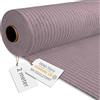 DreamRoots Tessuto Velluto a Coste al Metro, Silver Pink, 2 m | Stoffa velluto per tappezzeria, scampoli velluto al metro, 380 g/m², 140 cm, divani, cuscini, arredo