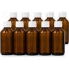 NaturGut 10x 250ml Bottiglia di vetro marrone con chiusura pp28st