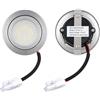 Hohota 2 luci for armadio a LED DC12V da 68 mm, illuminazione for cappa da incasso con presa EL(6000K-B)