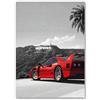 SALVADERO Poster Automobile iconico & lifestyle - Stampa di alta qualità, decorazione da parete premium senza cornice (Hollywood Drive, 42L x 30l cm)