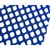 Generic Tessuto a rete con fori romboidali dal diametro di 1 cm, in spandex, 165 cm, venduto al metro (blu)