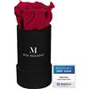 Mia Milano Infitnity Roses in Box | Scatola di rose nere con fiori veri conservati | Regalo per donne | San Valentino Regalo | Scatola di fiori 3 anni di conservazione