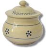 Fratelli Colì Porta Peperoncino Linea Stelle, contenitore terracotta per alimenti con coperchio, Salvafreschezza Salva Peperoncino, Colì Maioliche e Terrecotte dal 1650