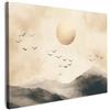 MuchoWow© Quadri Con Cornice Decorazione Quadri Per Camera Da Letto | 40x30 cm - Quadretti Da Parete Moderni Quadro Moderno Soggiorno Grande Foto Su Tela Paesaggio - Japandi - Uccello