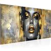Runa Art Quadri Moderni Moda Donna L'immagine Tela Non Tessuta Soggiorno Camera da letto Labbra Nero Oro 052812a