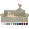 Ystyle Copridivano 3 Posti Con Braccioli, Super Elasticizzato Fodera Divano, Copridivani Antigraffio Gatto Antiscivolo Antimacchia, Universale Moderno Sofa Cover Lavabile, Cachi