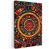 MuchoWow© Quadro Moderno Soggiorno Decorazioni Da Parete Quadri Su Tela Da | 40x60 cm - Salotto Grandi Foto Con Cornice Stampe Su Tela Camera Da Letto Mandala - Cerchi - Motivi