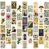 WAIZHIUA 50 Pezzi Set di Collage da Parete Botanico - Wall Kit Estetici - Poster Vintage Aesthetic Room Decor - Stampe per Camera da Letto Ragazzo