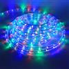 XUNATA 3 Metri Striscia LED Rotonda Flessibile, AC 220 V Luce Corda Multicolore, Nastro Trasparente Impermeabile IP65, illuminazione a 360 ° per Decorazioni Esterne