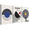 murando - Set di Quadri Moderni Fonoassorbenti Soggiorno, Ruote 180x90 | (3 pz. 60x90 cm ognuno), Quadro Moderno Fonoassorbente, Protezione Dai Rumori, Pannelli Fonoassorbenti Decorativi