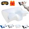 JKKEOXYLIC Serenioum OrthoSleep, Serenioum Cuscino，Bianco | Sostegno Cervicale, Memory Foam Traspirante per Tutte le Posizioni