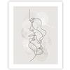ARTTOR Stampa da Parete Senza Cornice 40x50 cm Persone Arte - 4629 - P2X | Separare Linea Uomo Poster da Parete Poster Decorativo Decorazione da Parete Arte Poster Moderno Soggiorno ARTTOR