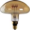 Homemania 700145.00A Lampadina Maxi Fungo Per Lampada, Lampadario Sfera, Globo, Bulbo, Oro, in Vetro, 20x20x18 cm