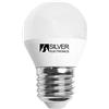 Silver Electronics LED sferica regolabile E27, 5 W, bianco