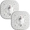 WULUN Modulo LED Circolare Quadrata, Kit di conversione soffitto da 24 Watt, Con Magnete, Bianco Freddo 6000K, Pannello a LED, 6.2 pollici, 2200 lumen,165V-265V, Non dimmabile, 2 Pezzi