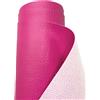 A-Express Strutturato Tessuto Ecopelle Materiale Granulato Morbida Finta pelle Vinile Materiale - Rosa Mezzo Metro (50cm x 140cm)