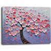 Printerland Quadro Moderno soggiorno ALBERO della VITA Astratto Quadri moderni da Parete XXL grande Stampa su tela Canvas Decorazione Murale muro Arredo Camera da letto Salone (19, 30x40 cm)